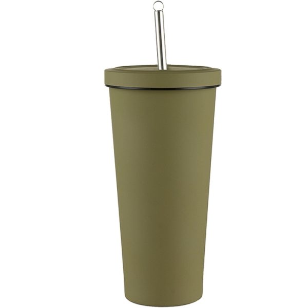25 Oz Stainless Steel Straw Cup Double Vacuum Coffee - Image 8