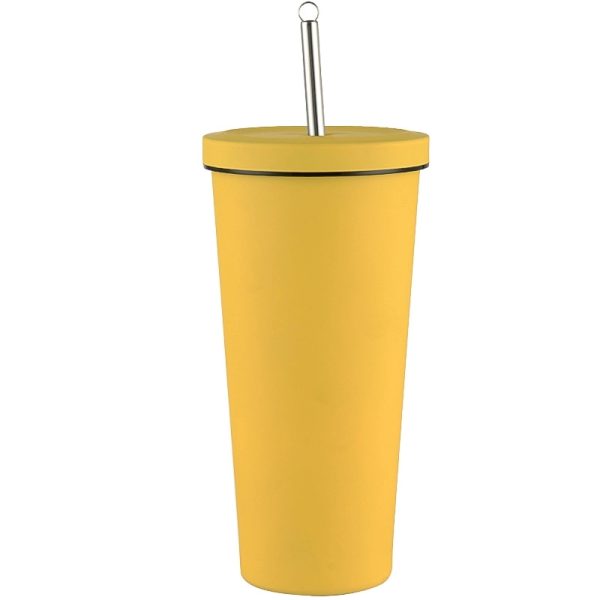 25 Oz Stainless Steel Straw Cup Double Vacuum Coffee - Image 9