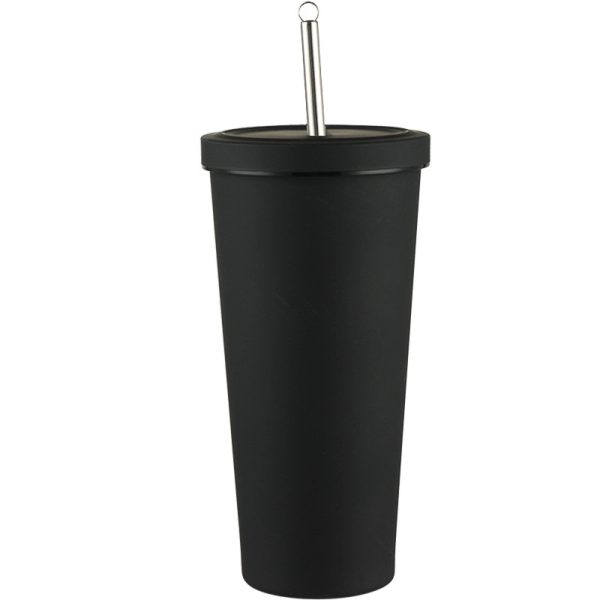 25 Oz Stainless Steel Straw Cup Double Vacuum Coffee