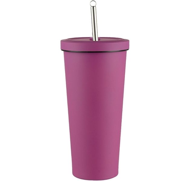 25 Oz Stainless Steel Straw Cup Double Vacuum Coffee - Image 3