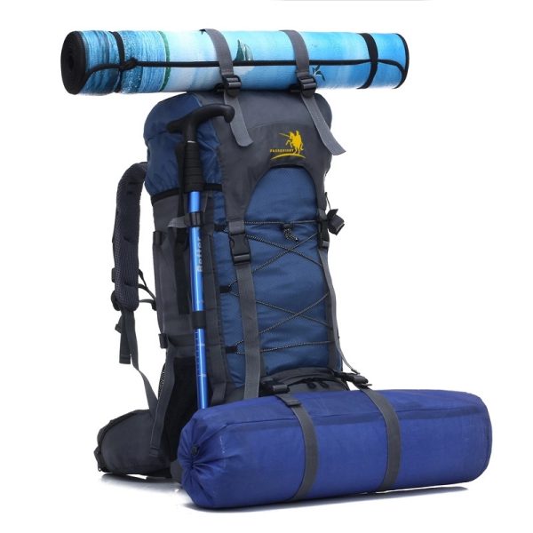 60L Waterproof Hiking Backpack - Daypack With Rain Cover - Image 13