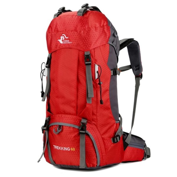 60L Waterproof Hiking Backpack - Daypack With Rain Cover - Image 8