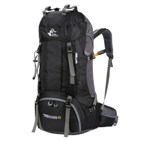 60L Waterproof Hiking Backpack - Daypack With Rain Cover - Image 9