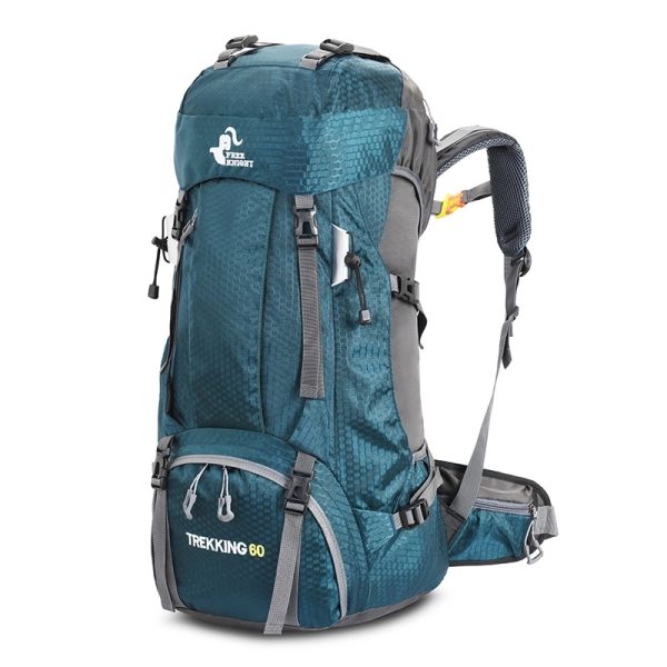 60L Waterproof Hiking Backpack - Daypack With Rain Cover - Image 3
