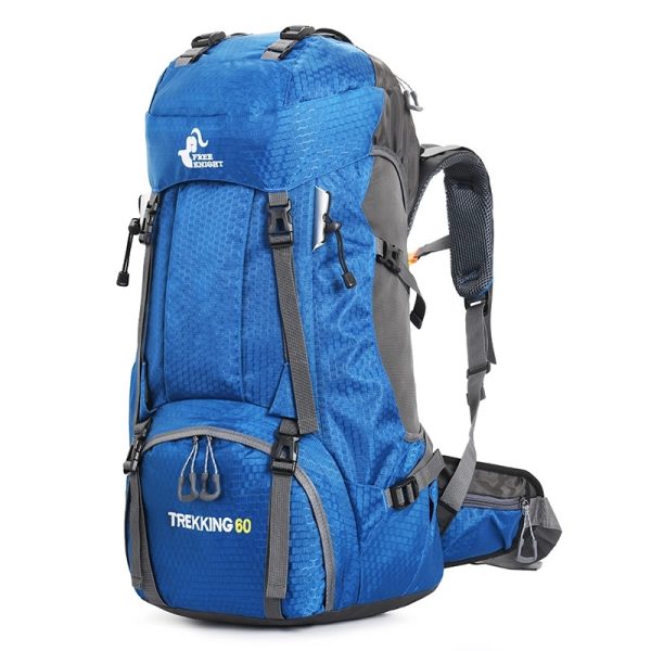 60L Waterproof Hiking Backpack - Daypack With Rain Cover