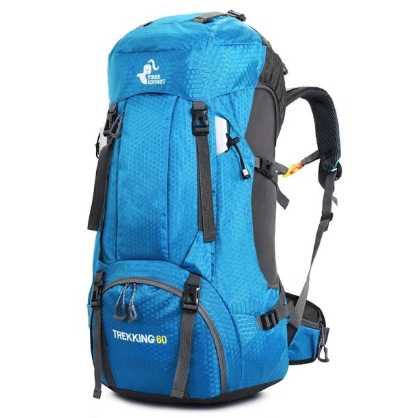 60L Waterproof Hiking Backpack - Daypack With Rain Cover - Image 6