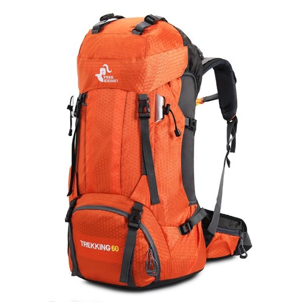 60L Waterproof Hiking Backpack - Daypack With Rain Cover - Image 9