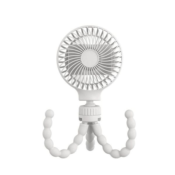 Mini Handheld Stroller Fan with Flexible Tripod 4 Speeds - Image 3
