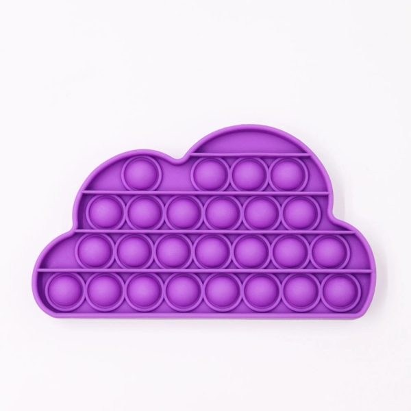 Cloud Stress Reliever Silicone Push Pop Bubble Sensory