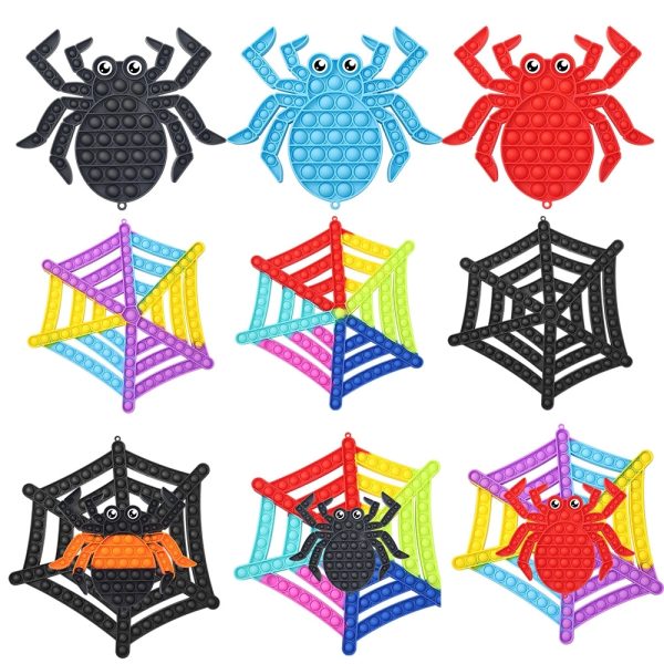 HalloweenPush Pop Bubble Fidget Luminous Sensory Squishy Toy - Image 2