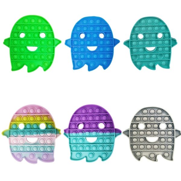 HalloweenPush Pop Bubble Fidget Luminous Sensory Squishy Toy - Image 3