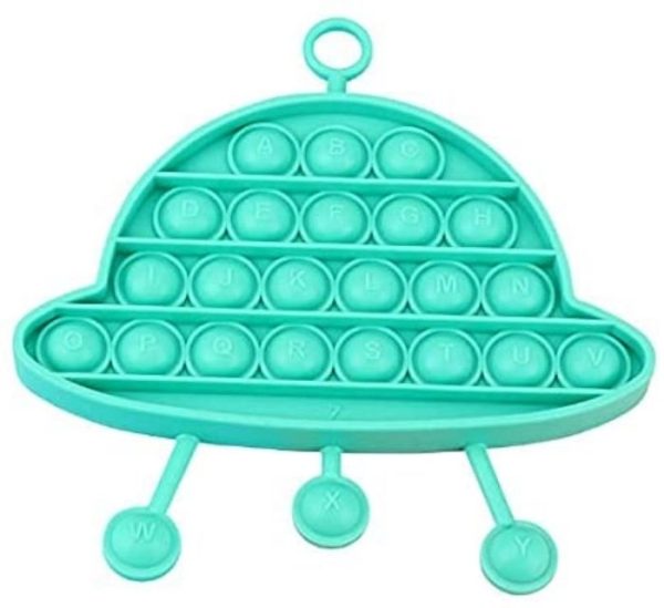 UFO Stress Reliever Silicone Push Pop Bubble Sensory Fidget - Image 4