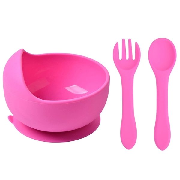 Silicone Suction Bowls for Baby with Spoon and Fork - Image 12