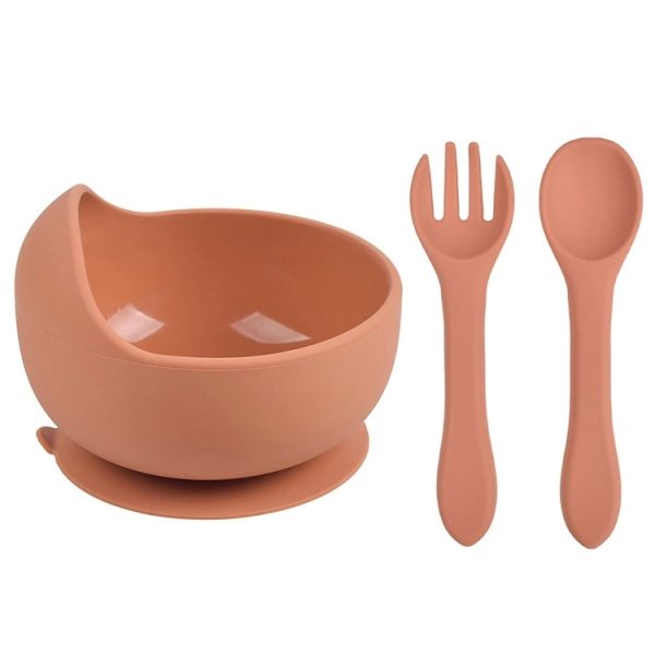 Silicone Suction Bowls for Baby with Spoon and Fork - Image 14
