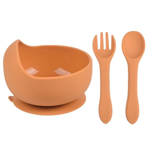 Silicone Suction Bowls for Baby with Spoon and Fork - Image 15
