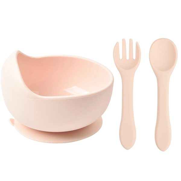 Silicone Suction Bowls for Baby with Spoon and Fork - Image 22
