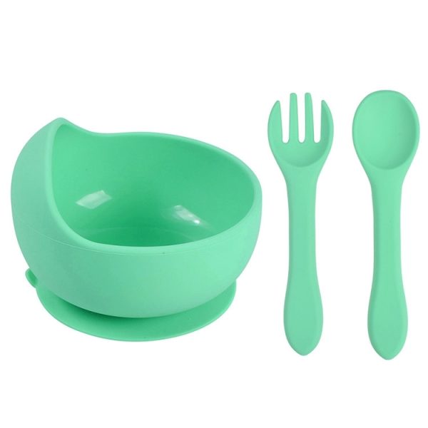 Silicone Suction Bowls for Baby with Spoon and Fork - Image 24