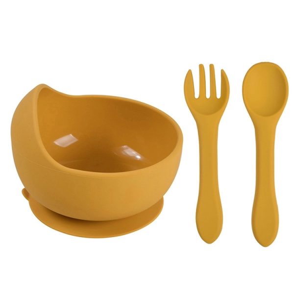 Silicone Suction Bowls for Baby with Spoon and Fork - Image 27