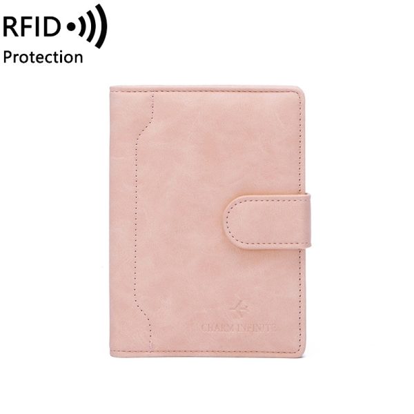 Rfid Blocking Travel Passport Holder Cover Slim Id Card Case - Image 2