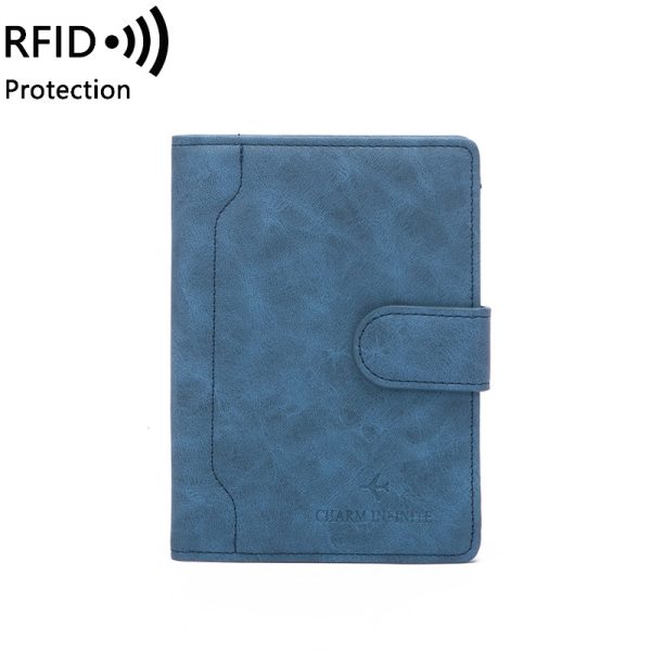 Rfid Blocking Travel Passport Holder Cover Slim Id Card Case