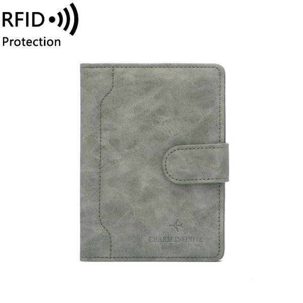 Rfid Blocking Travel Passport Holder Cover Slim Id Card Case - Image 6