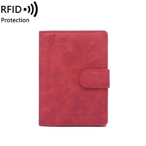 Rfid Blocking Travel Passport Holder Cover Slim Id Card Case - Image 8