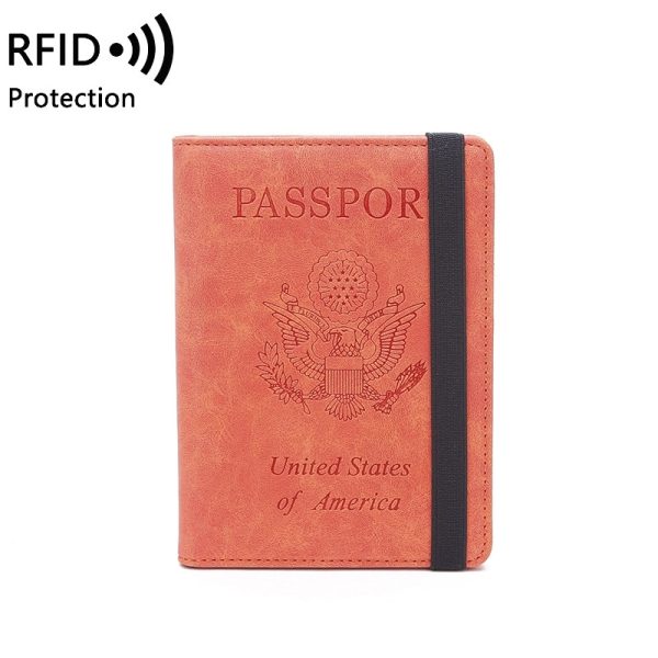 Rfid Blocking Travel Passport Holder Cover Slim Id Card Case - Image 7
