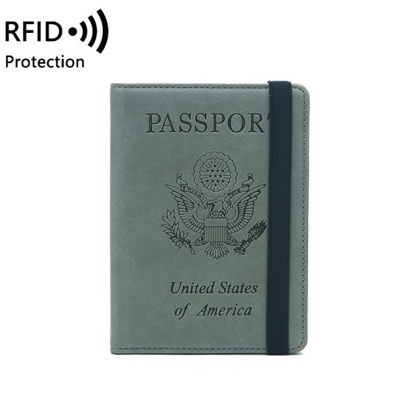 Rfid Blocking Travel Passport Holder Cover Slim Id Card Case - Image 4