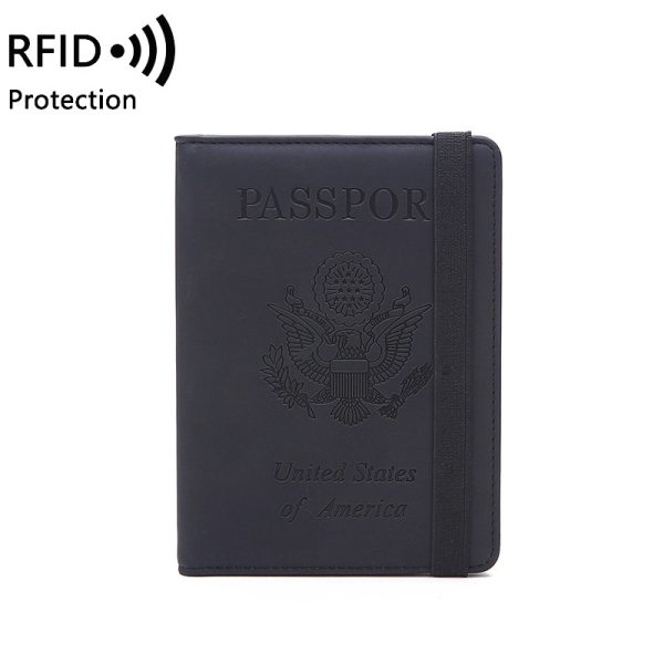 Rfid Blocking Travel Passport Holder Cover Slim Id Card Case - Image 5