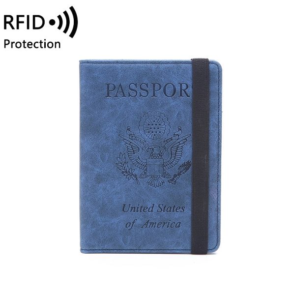 Rfid Blocking Travel Passport Holder Cover Slim Id Card Case - Image 6