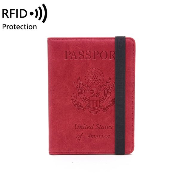 Rfid Blocking Travel Passport Holder Cover Slim Id Card Case