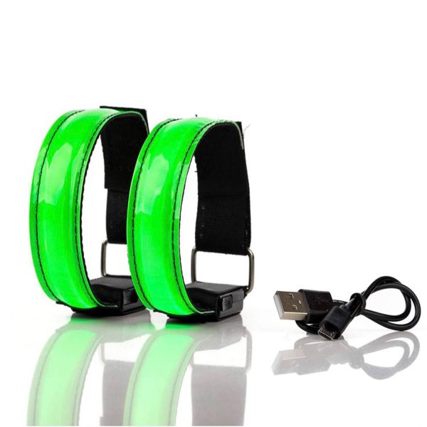 Battery Powered LED Slap Band Safety Armband Adjustable - Image 4