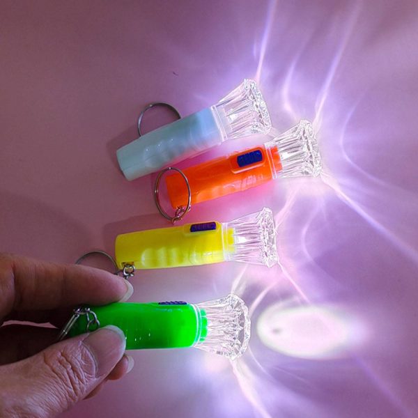 Mini Plastic LED Flashlight Keychain for Emergencies - Image 6