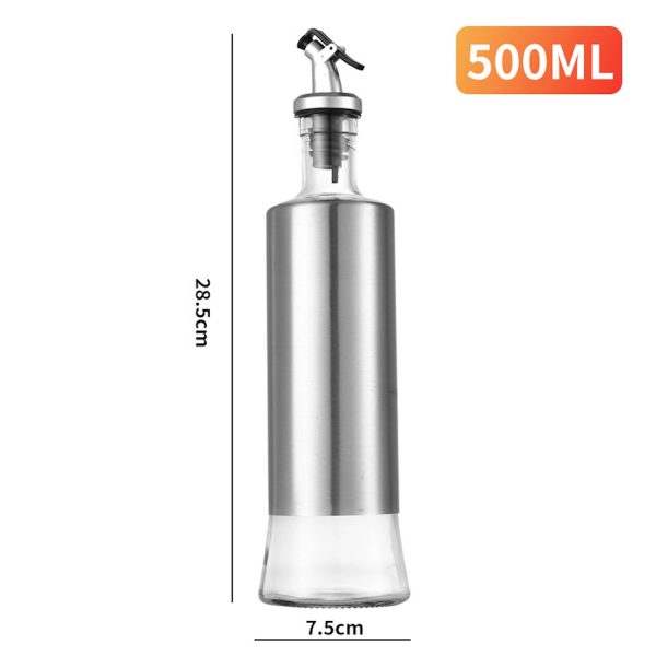 Oil And Vinegar Bottles Cruets Dispenser - Image 3
