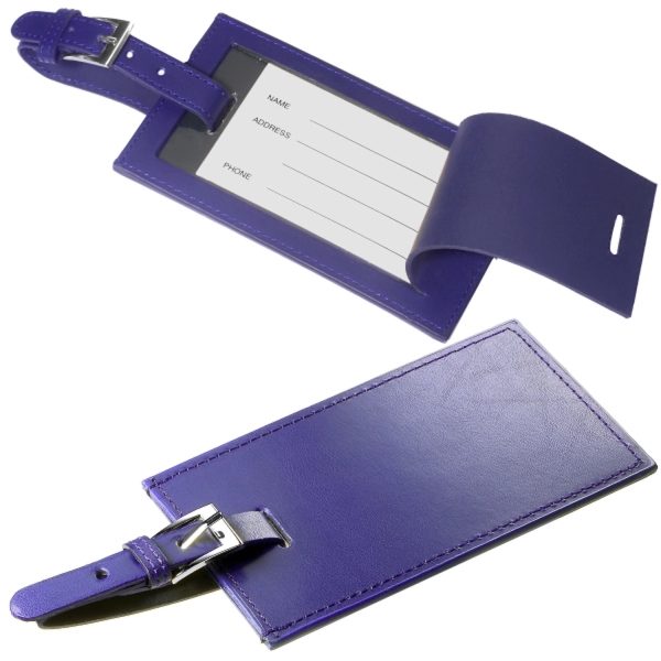 Leatherette Luggage Tag - Image 3