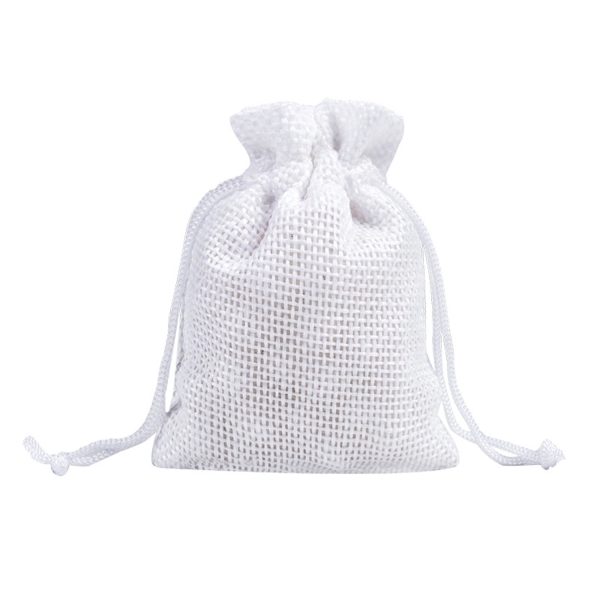 Medium Natural Burlap Pouches Jute Drawstring Bags 5" X 7" - Image 8