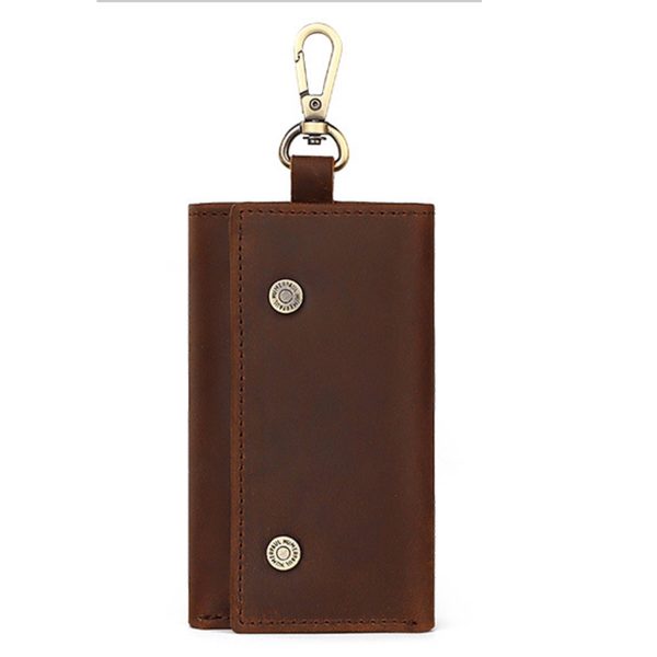 Genuine leather keychain wallet - Image 3