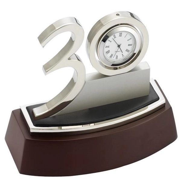 Custom Years Anniversary Gifts Desk Clocks