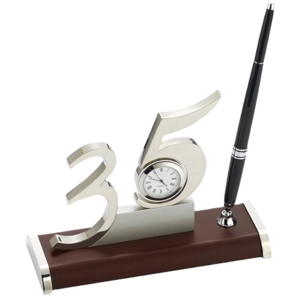 Custom Years Anniversary Gifts Desk Clocks - Image 4