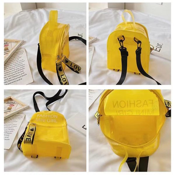 Pc Transparent Jelly Backpack - Image 5