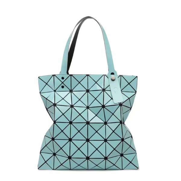 Pu Geometric Diamond Handbag - Image 4