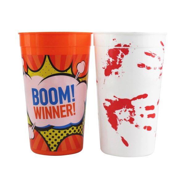 Reusable Plastic Stadium Rainbow Cups - Image 3