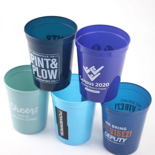 Reusable Plastic Stadium Rainbow Cups - Image 2