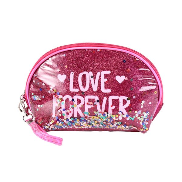 Fashion Creative Sequin Glitter Toiletry Pouch Cosmetic Bag