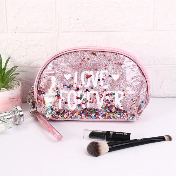 Fashion Creative Sequin Glitter Toiletry Pouch Cosmetic Bag - Image 2