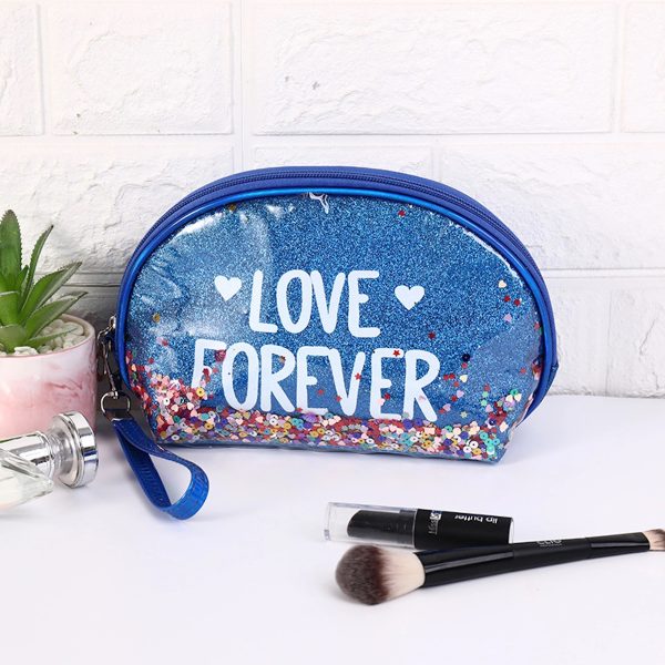 Fashion Creative Sequin Glitter Toiletry Pouch Cosmetic Bag - Image 3