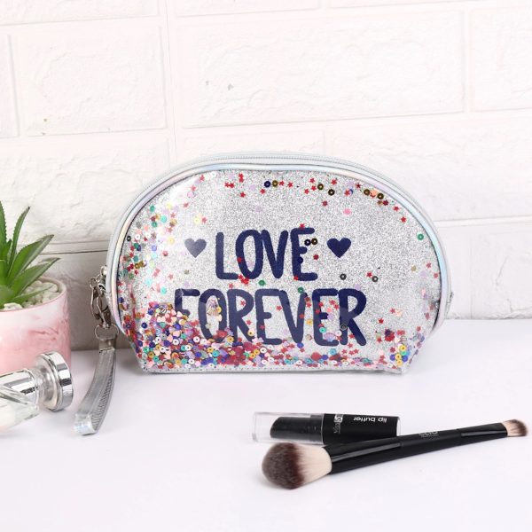 Fashion Creative Sequin Glitter Toiletry Pouch Cosmetic Bag - Image 5