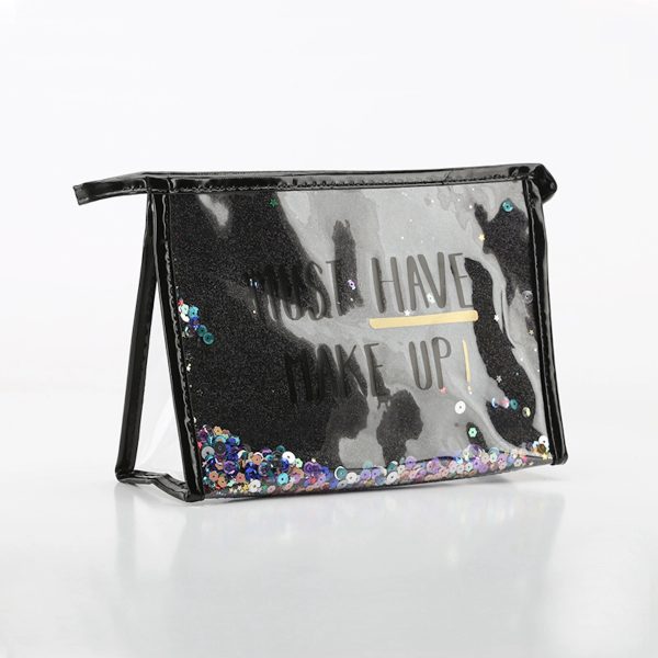 Fashion Creative Sequin Glitter Toiletry Pouch Cosmetic Bag - Image 4