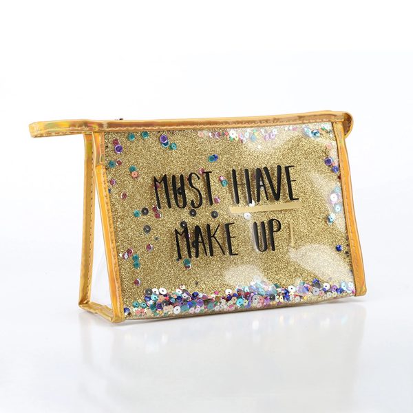 Fashion Creative Sequin Glitter Toiletry Pouch Cosmetic Bag - Image 6