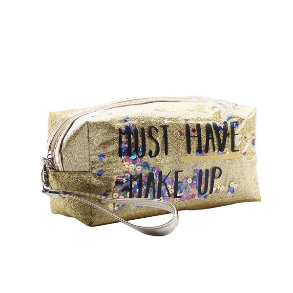 Fashion Creative Sequin Glitter Toiletry Pouch Cosmetic Bag - Image 4